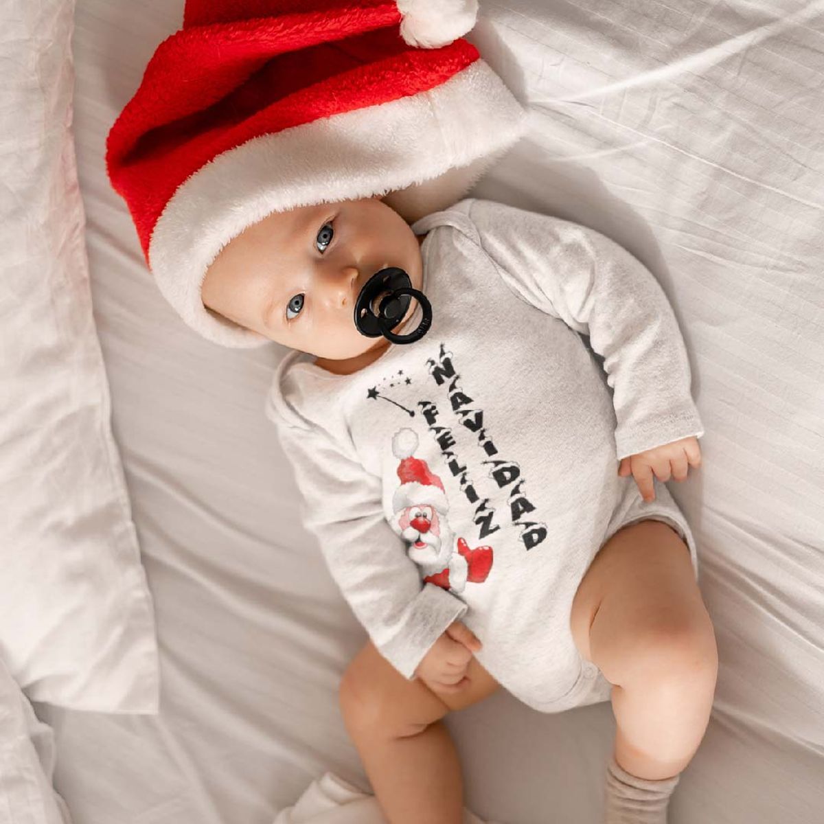 GENERICO - PILUCHOS BODY DE BEBE FELIZ NAVIDAD VIEJO PASCUERO