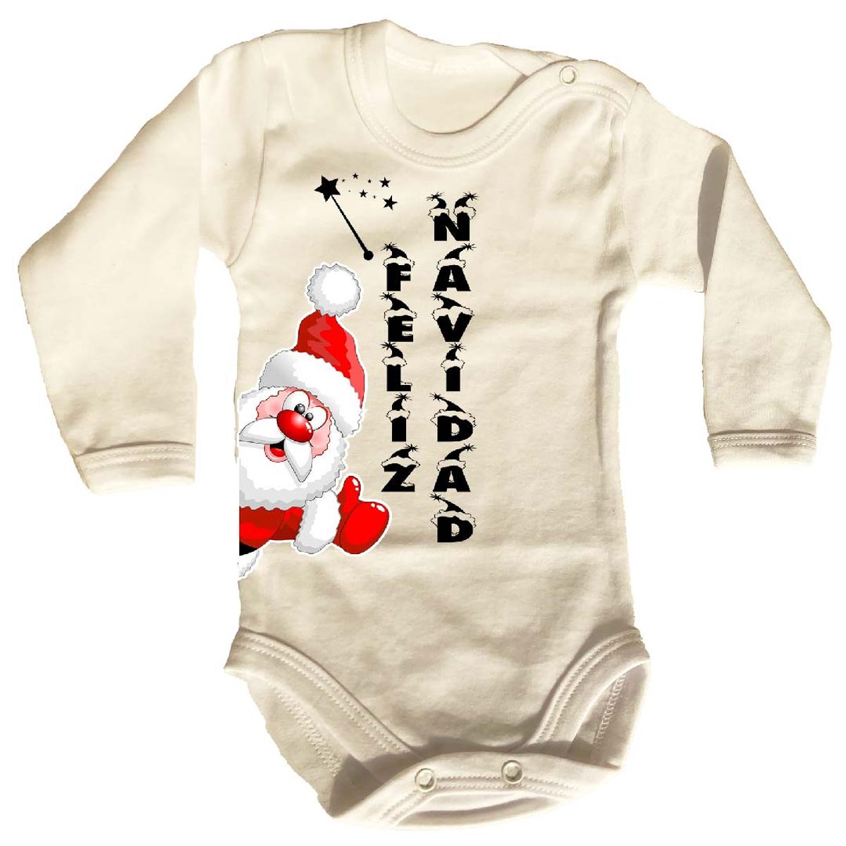 GENERICO - PILUCHOS BODY DE BEBE FELIZ NAVIDAD VIEJO PASCUERO