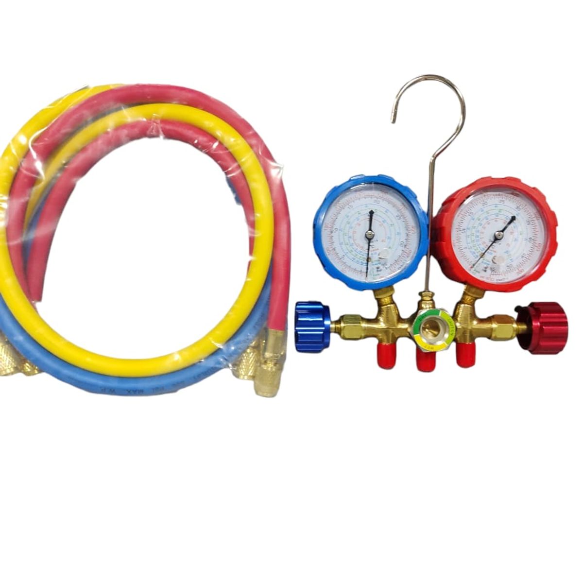 GENERICO - Árbol de carga Manómetro con mangueras R-410A -  Refricer
