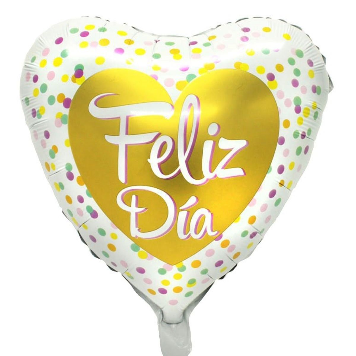 GENERICO - GLOBO METALICO 18 FELIZ DIA GOLDEN X50 UNI