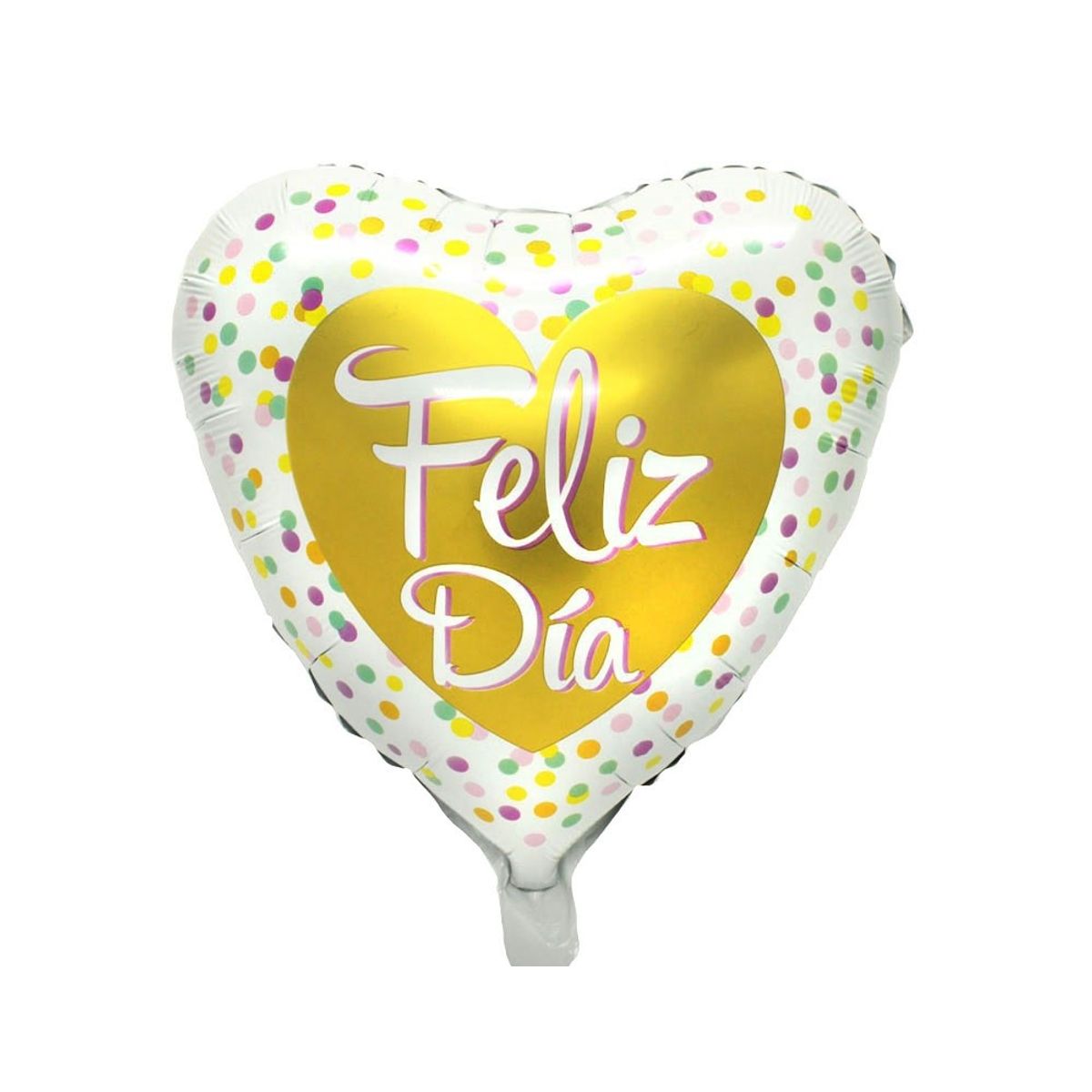 GENERICO - GLOBO METALICO 18 FELIZ DIA GOLDEN X50 UNI