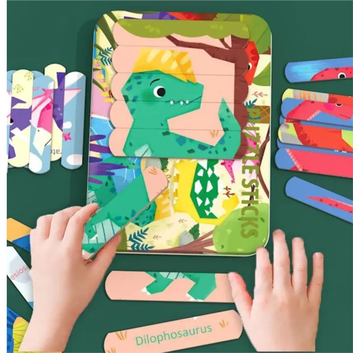 GENERICO - Set de Puzles de Palitos de Doble Cara