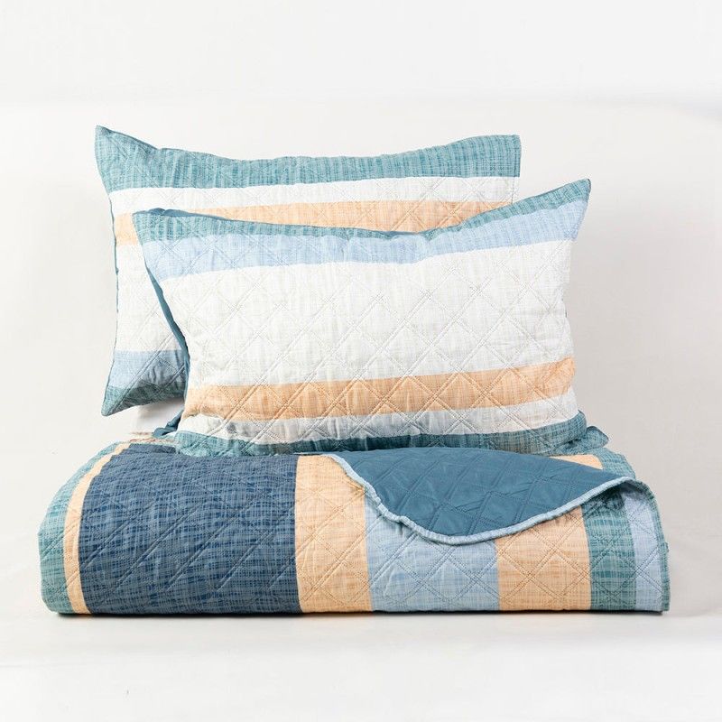 MASHINI - Quilt Microfibra Estampado 1.5 Plazas Mashini