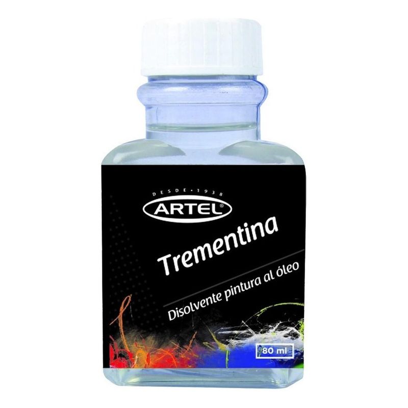 ARTEL - Trementina, Disolvente Pintura Al Óleo 80ml. Artel