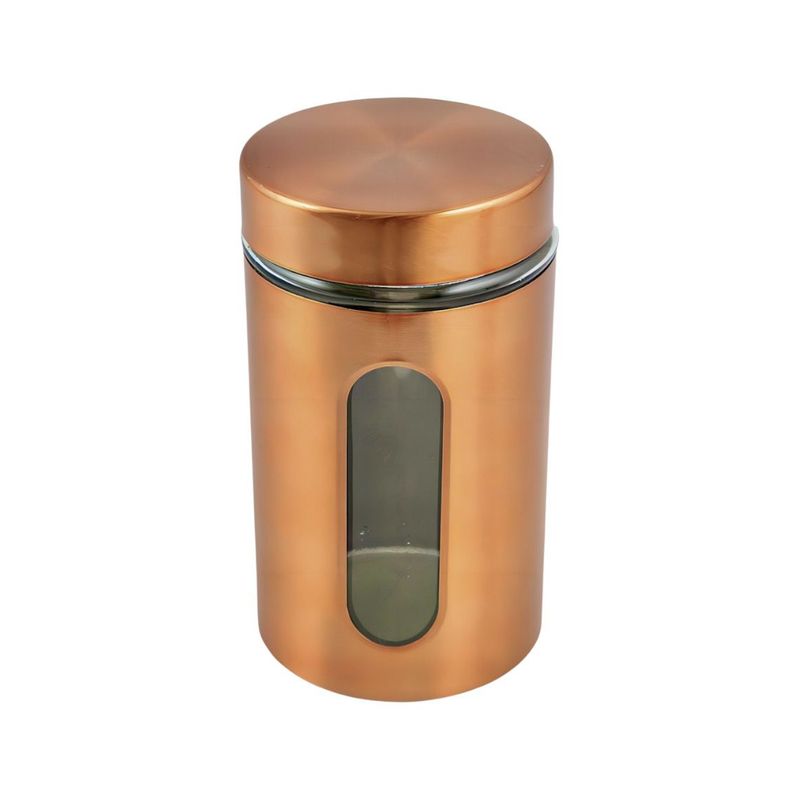 GENERICO - Especiero Sal Condimentos Cocina De Vidrio Bronce