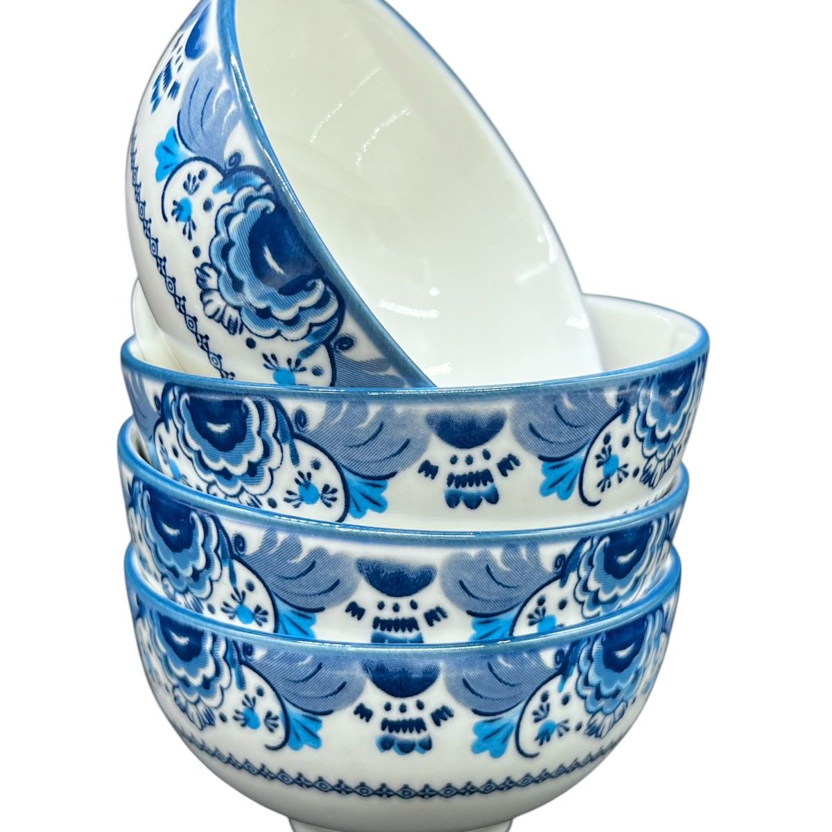 GENERICO - Pack 4 Platos Para Salsas Con Diseños 5x9cm