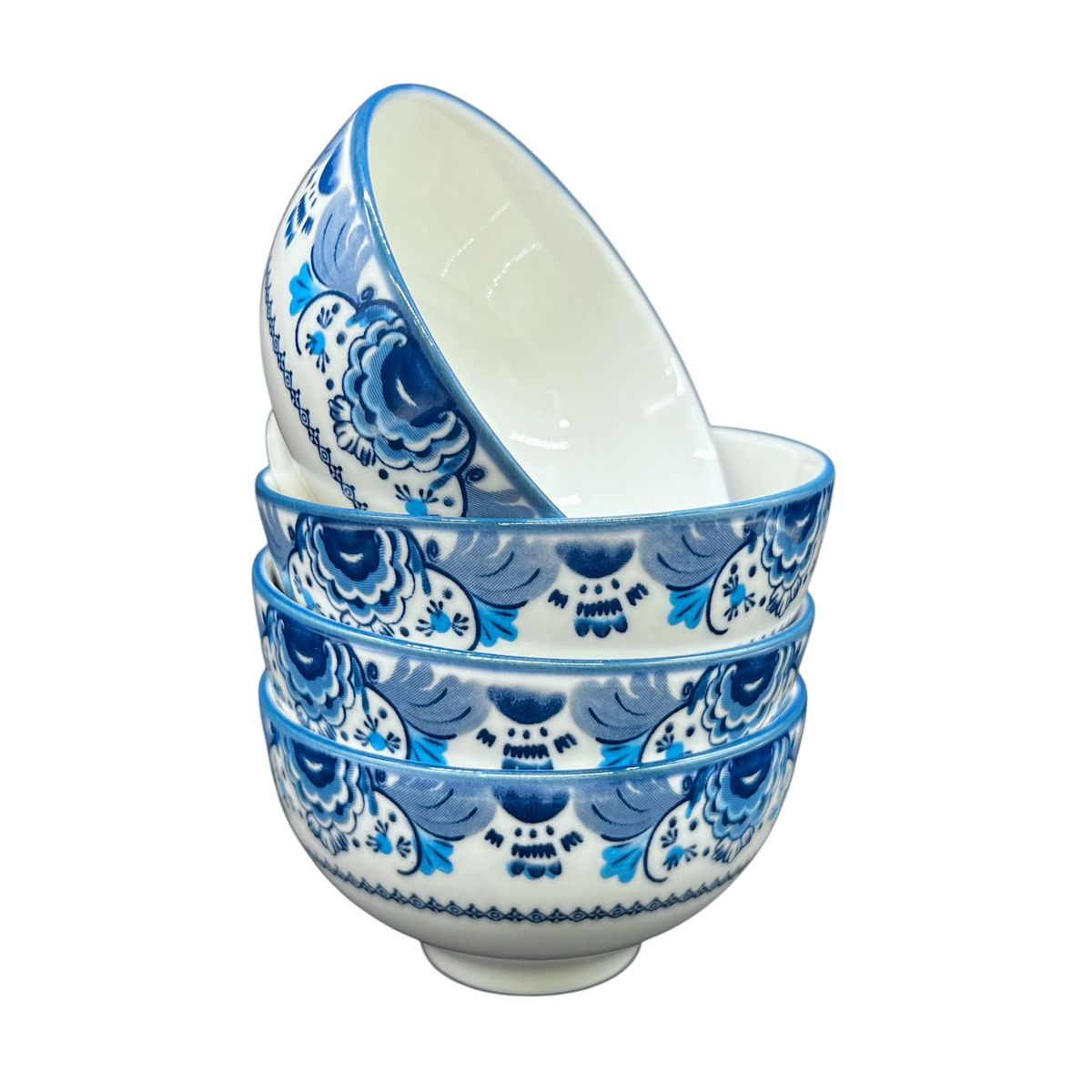 GENERICO - Pack 4 Platos Para Salsas Con Diseños 5x9cm