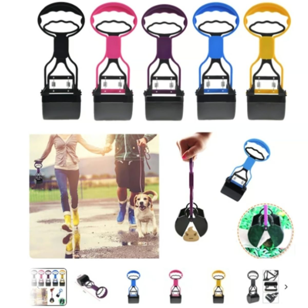 GENERICO - Recogedor De Excrementos Para Perros Y Gatos