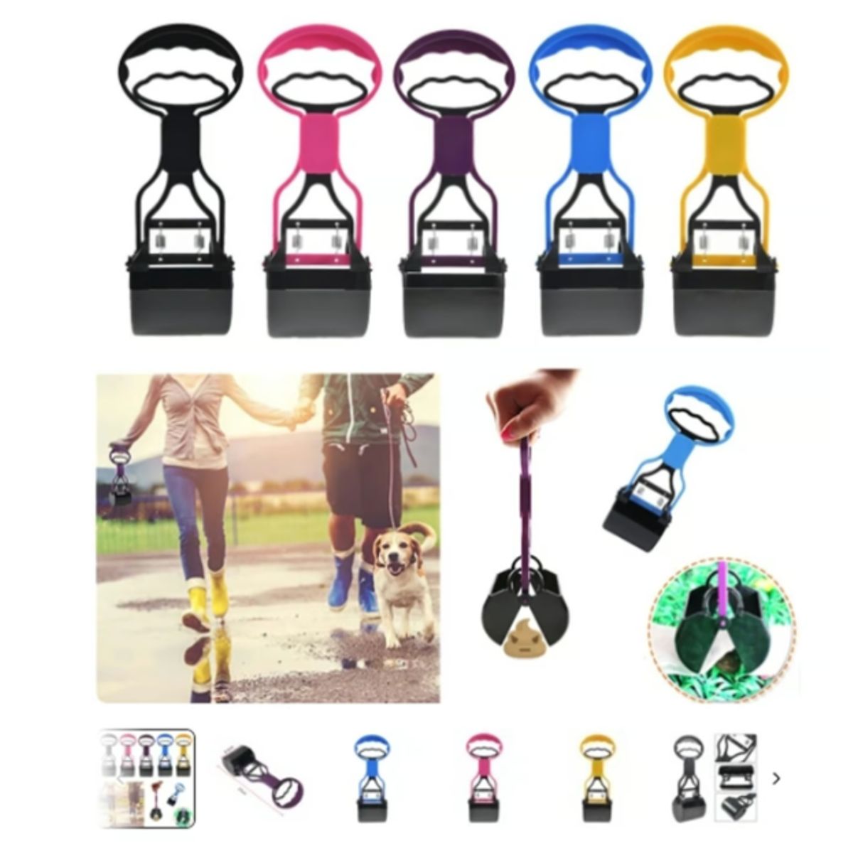 GENERICO - Recogedor De Excrementos Para Perros Y Gatos