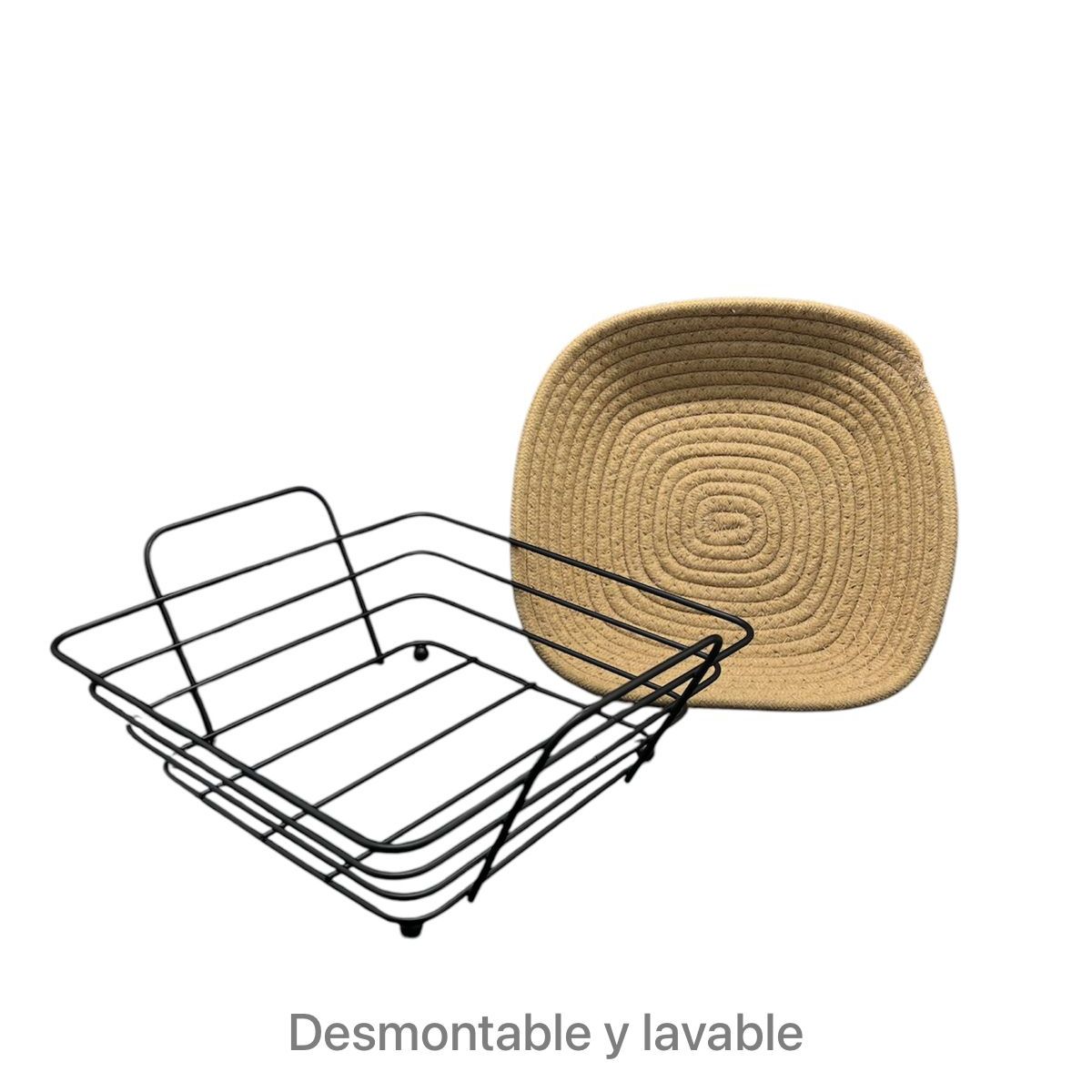 GENERICO - Cesta De Frutas Verduras Frutero Centro Mesa Desmontable 3