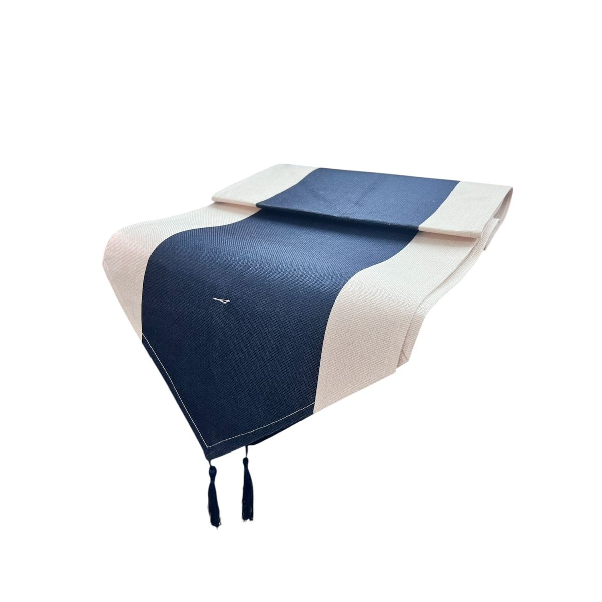 OEM - Mantel Camino De Mesa Con Pompon Lino Tela 180x35cm