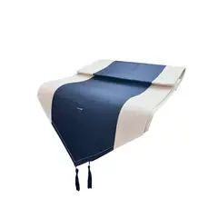 OEM - Mantel Camino De Mesa Con Pompon Lino Tela 180x35cm