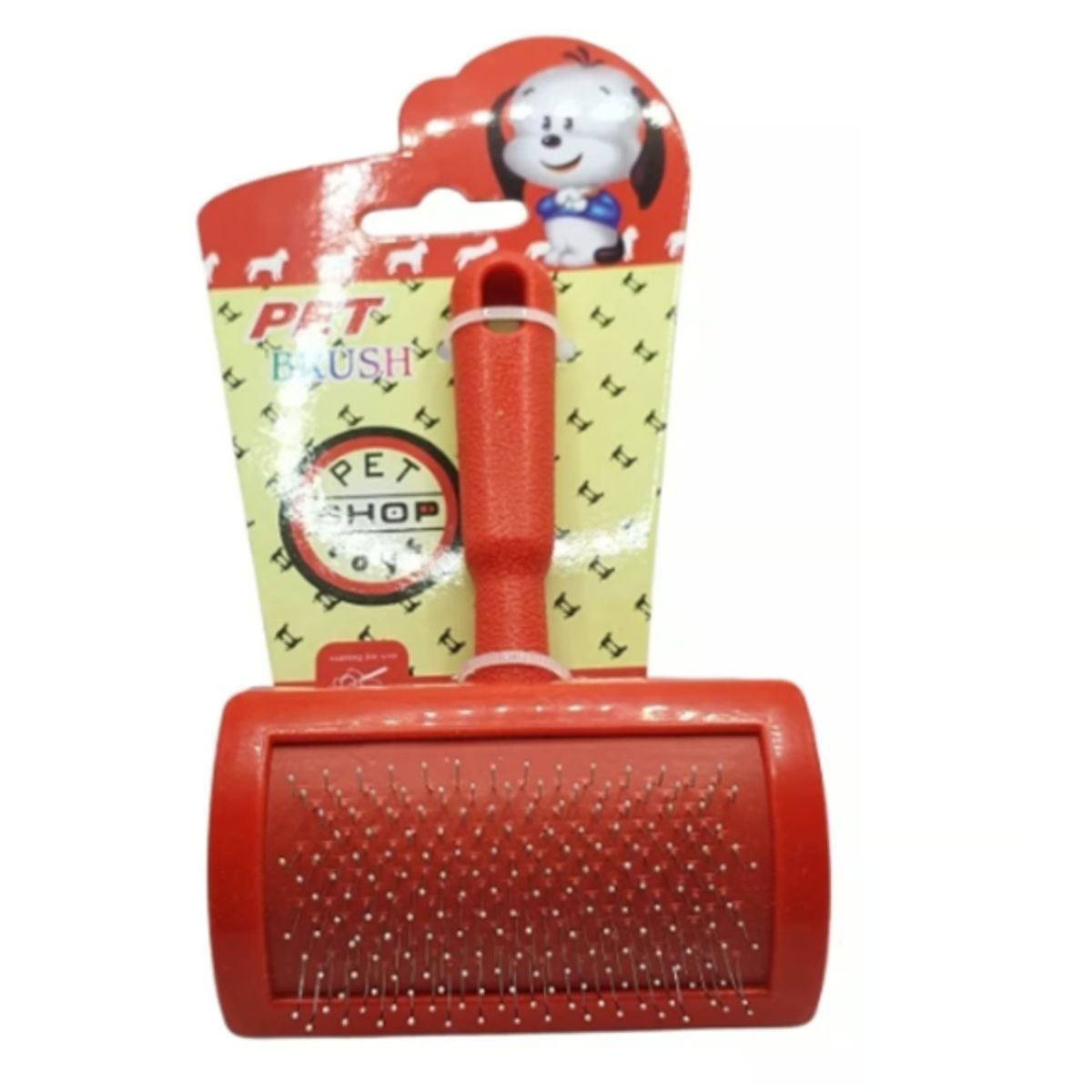 GENERICO - Cepillo Raspador De Cerdas De Acero Para Perros Gatos