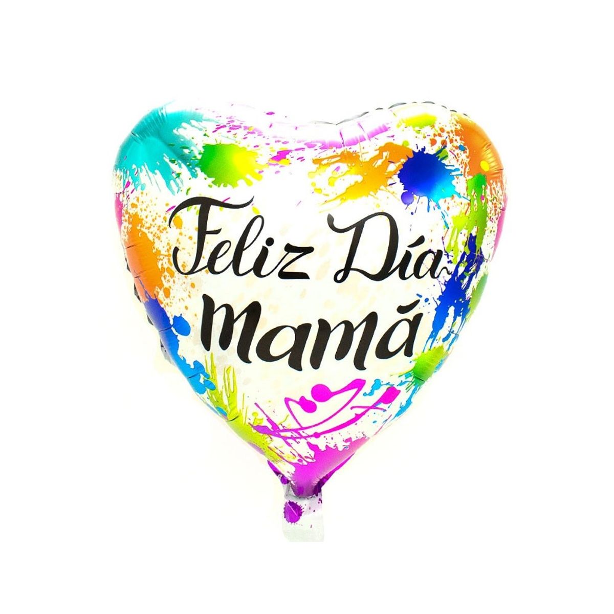 GENERICO - GLOBO METALICO 18 FELIZ DIA MAMA MANCHAS X1 UNI