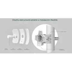TP LINK - Antena direccional de alta ganancia TP-Link CPE605 5GHz 150Mbps 23dBi