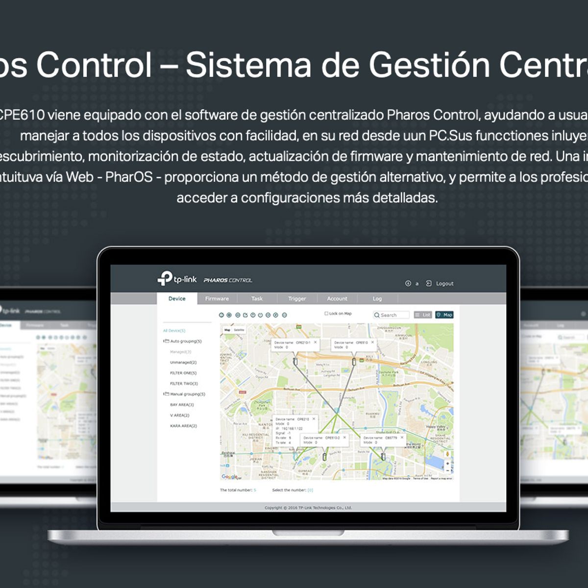 TP LINK - Antena direccional de alta ganancia TP-Link CPE610 5GHz 300Mbps 23dBi