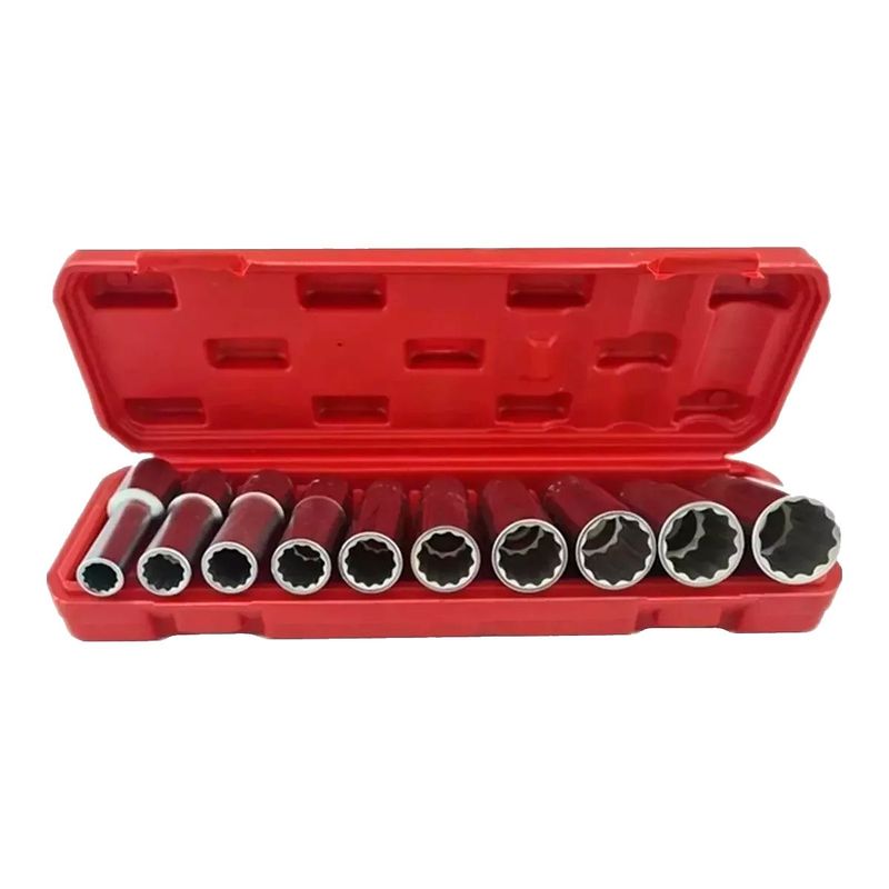 GENERICO - Kit Juego Dados Largos Poligonales Cuadrante 1/2 10 Piezas