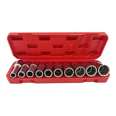 GENERICO - Kit Juego Dados Largos Poligonales Cuadrante 1/2 10 Piezas
