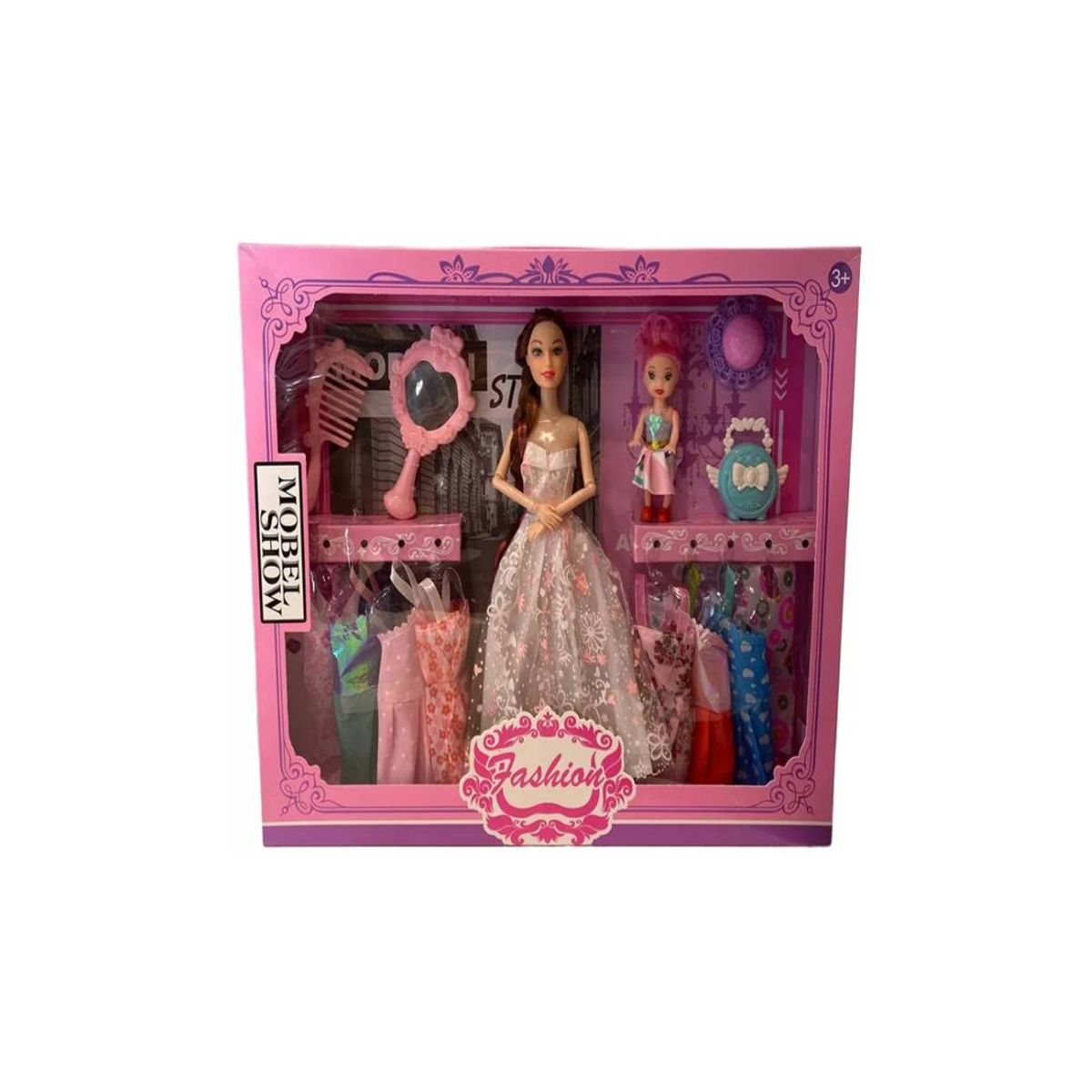 GENERICO - Juguete Set de ropa y accesorios Muñeca Fashion