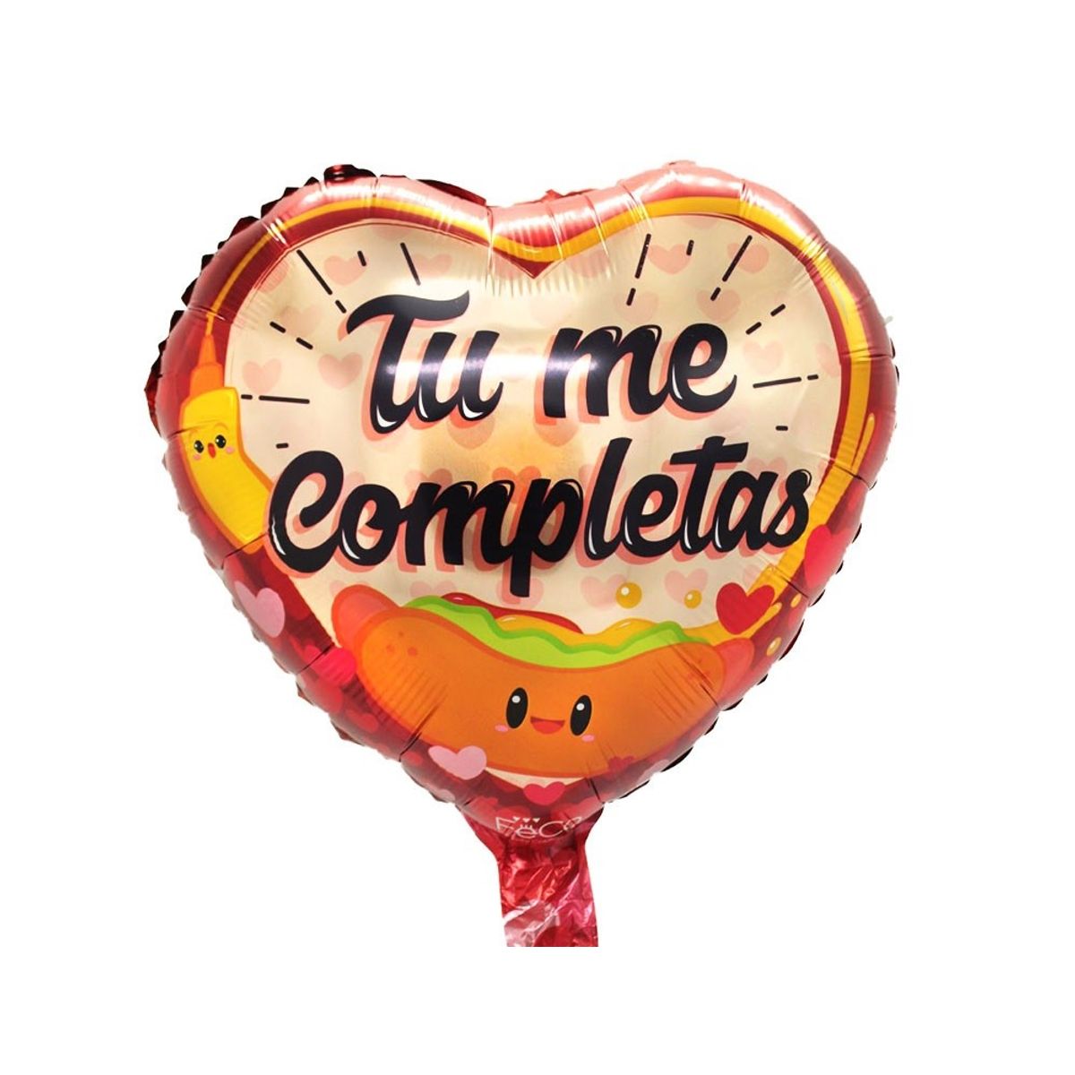 GENERICO - GLOBO METALICO 18 ME COMPLETAS X50 UNI