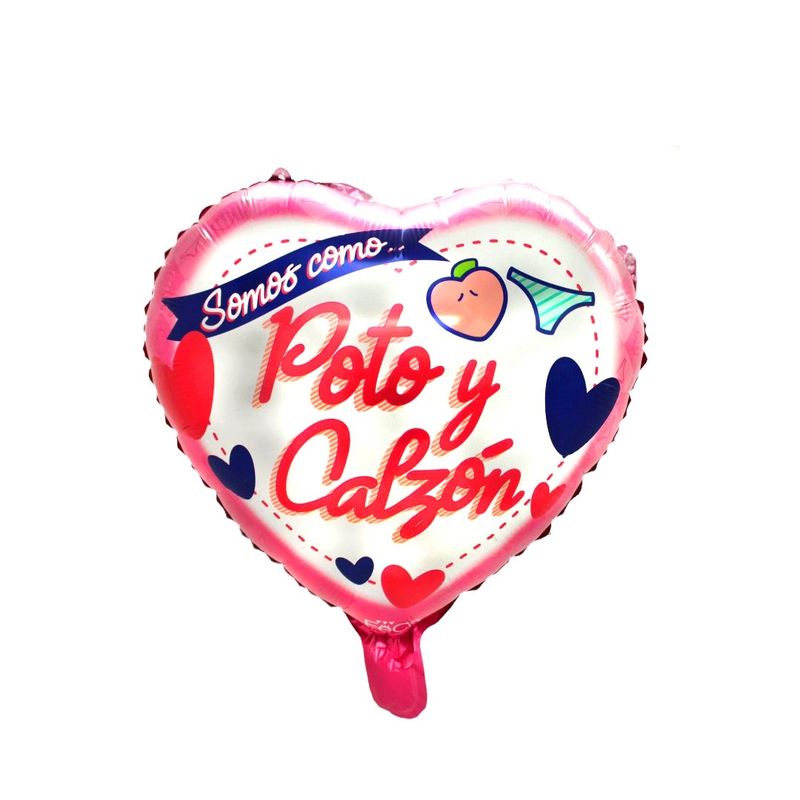 GENERICO - GLOBO METALICO 18 Y CALZON X1 UNI