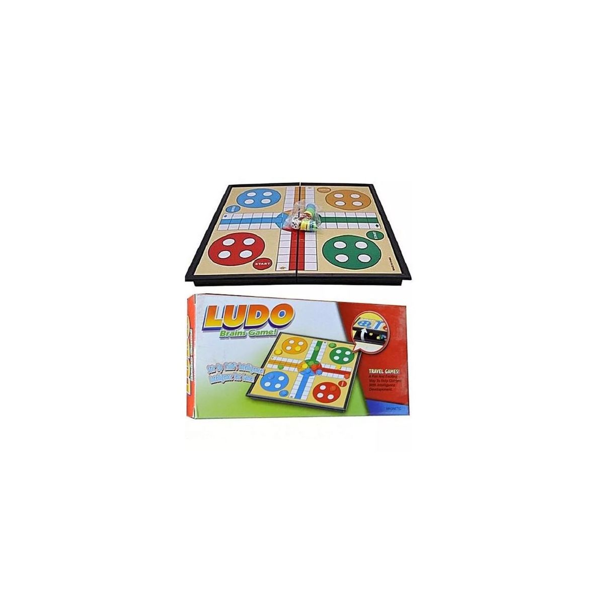 GENERICO - Ludo Magnetico Juego Mesa Clásico Educativo Tablero