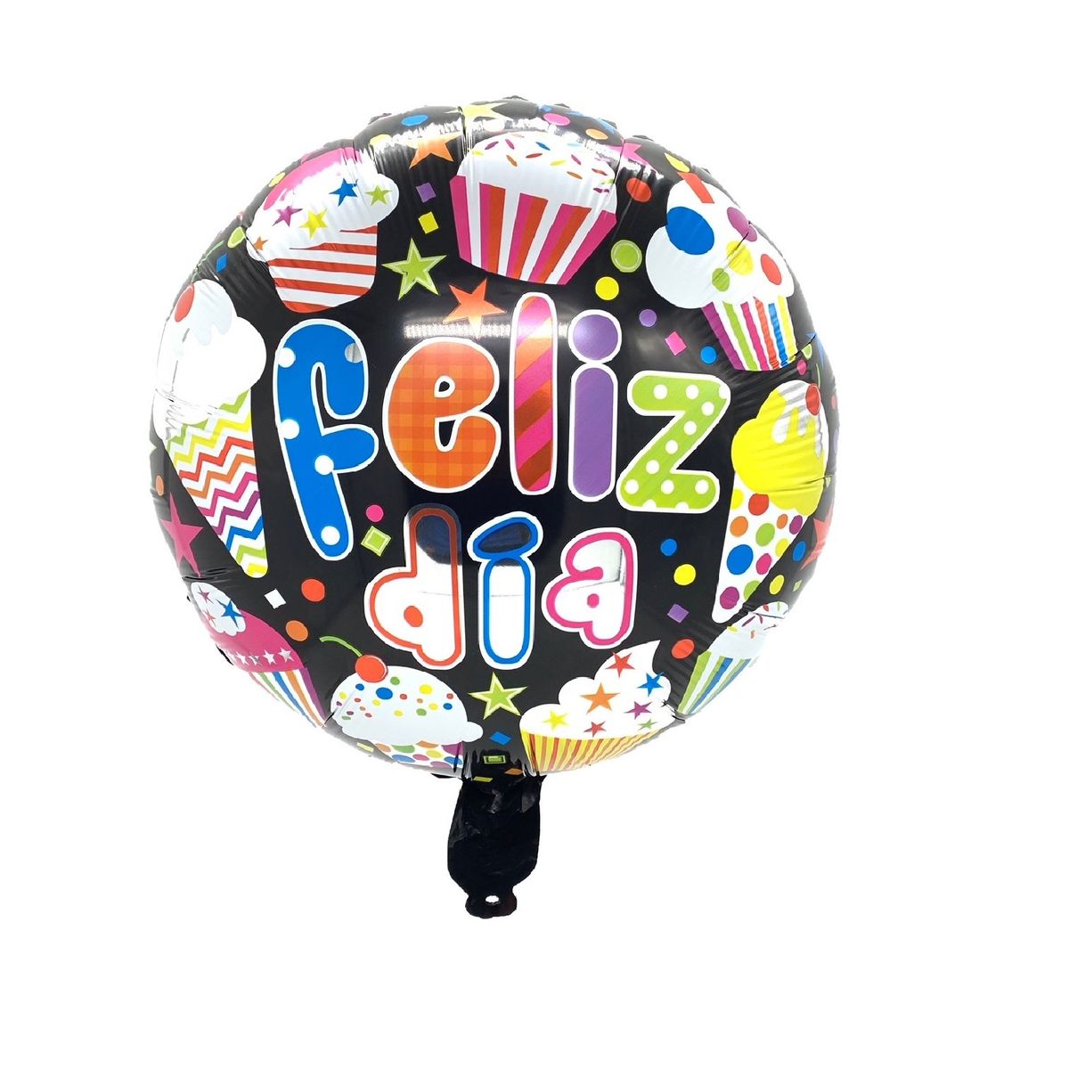 GENERICO - GLOBO METALICO 18' FELIZ DIA CUPCAKE X50 UNI