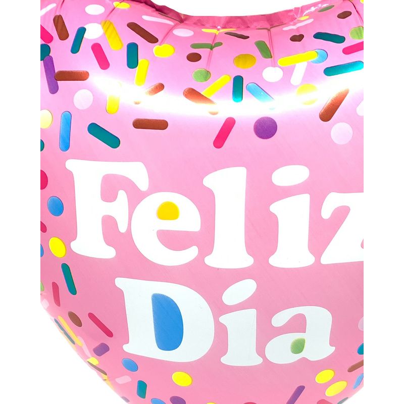GENERICO - GLOBO METALICO 18 FELIZ DIA SPRINKLES X50 UNI