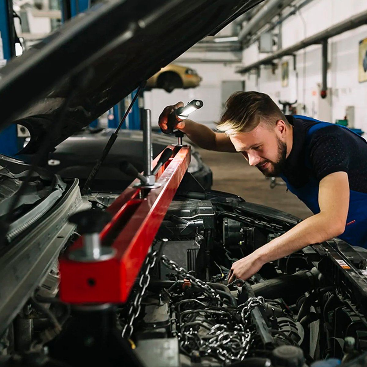 GENERICO - Barra Nivelador Soporte De Motor Profesional 500 Kg