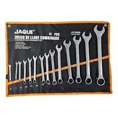 GENERICO - Juego Set De 14 Llaves Punta Corona 6 A 32 Mm Cromo Vanadio