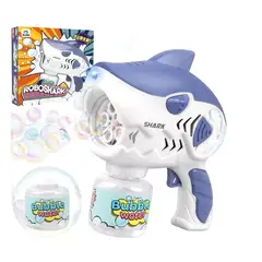 GENERICO - Pistola Burbujas Lanzador Nocturno Led Niños Robot Espacial