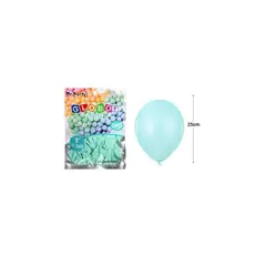 GENERICO - Globos De Látex Pastel Azul Tiffany 25cm 50pcs
