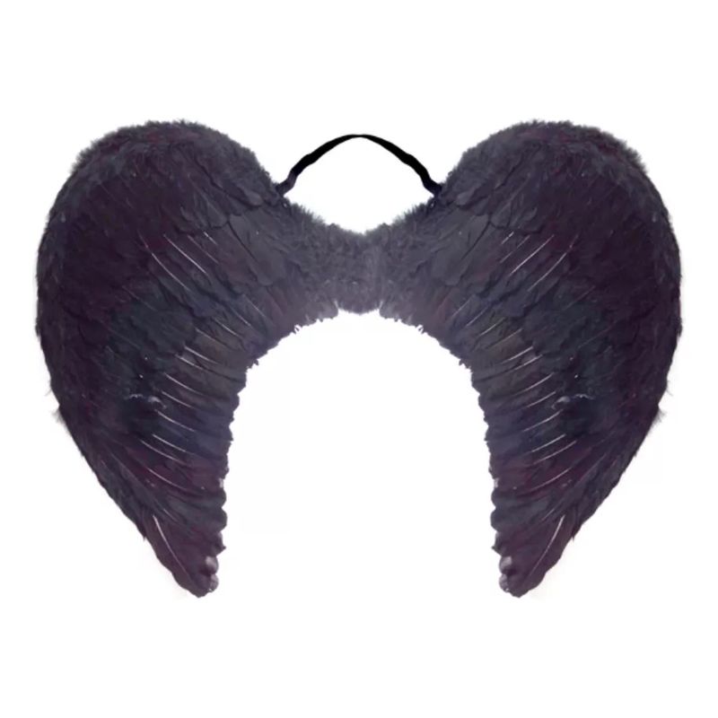 GENERICO - Alas Ángel De Pluma 60 X 45 Cm Cosplay, Disfraz Accesorio