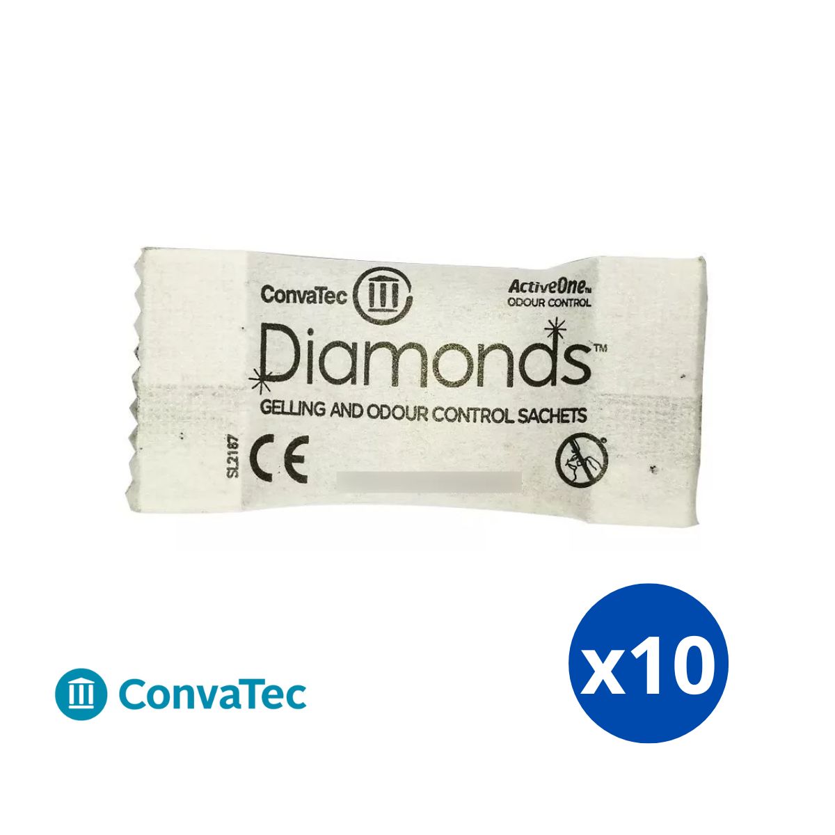 CONVATEC - Diamonds Gelificante Anti Olor Ostomia Convatec X10