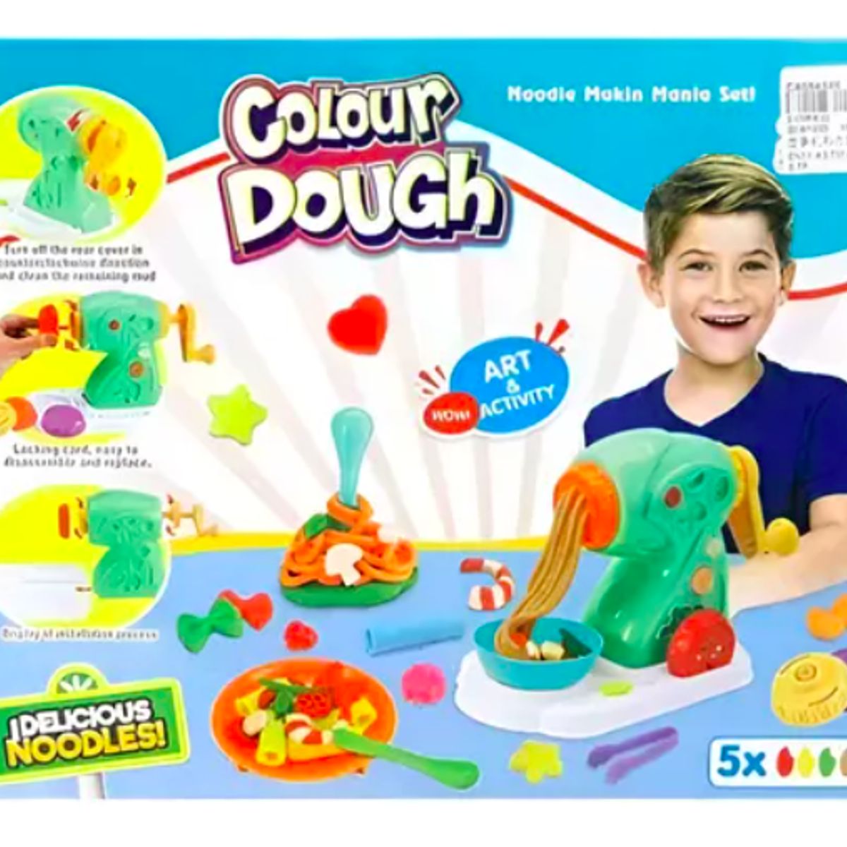 GENERICO - Máquina Noodles Fideos Pasta Niños Masa Moldeable Plastilina