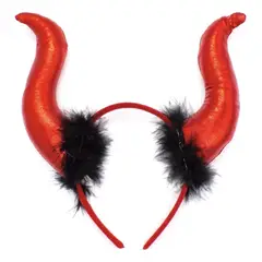 GENERICO - Diadema Cintillo Diabla Halloween Fiestas Disfraz