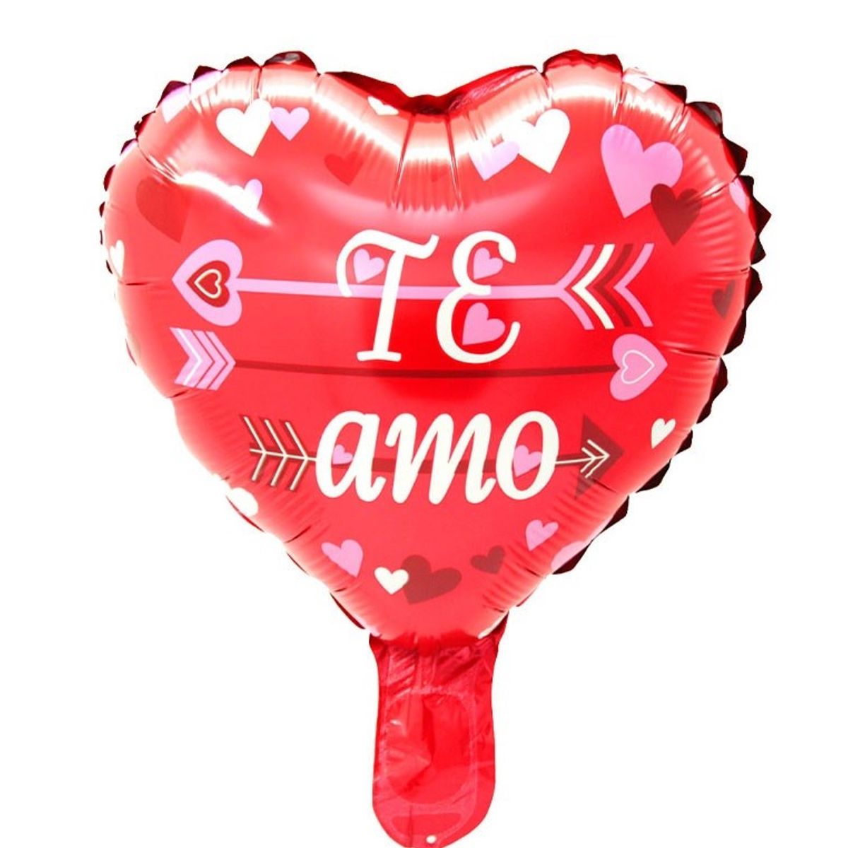 GENERICO - GLOBO METALICO 10 TE AMO FLECHA X50 UNI