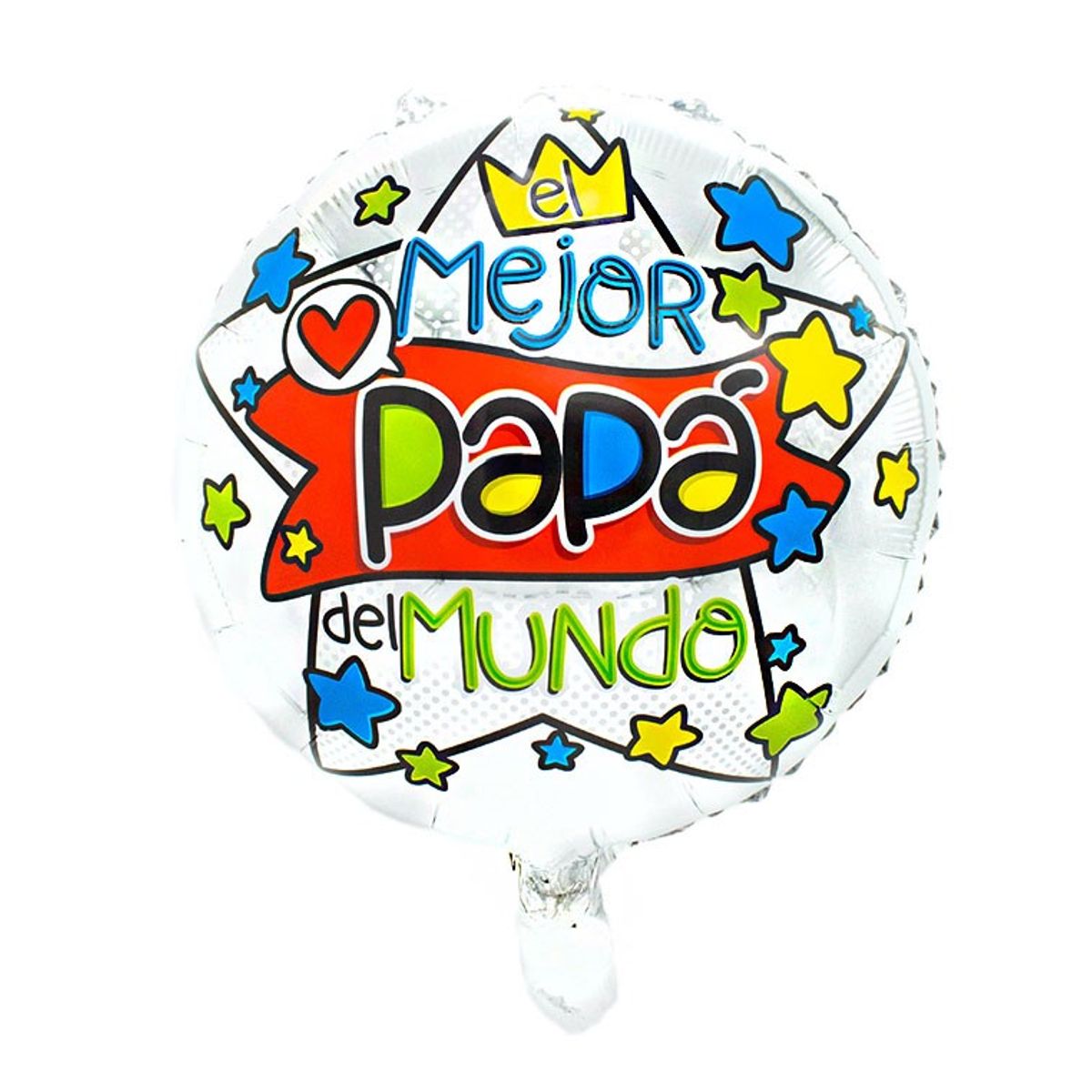 GENERICO - GLOBO METALICO 18 EL MEJOR PAPA X1 UNI