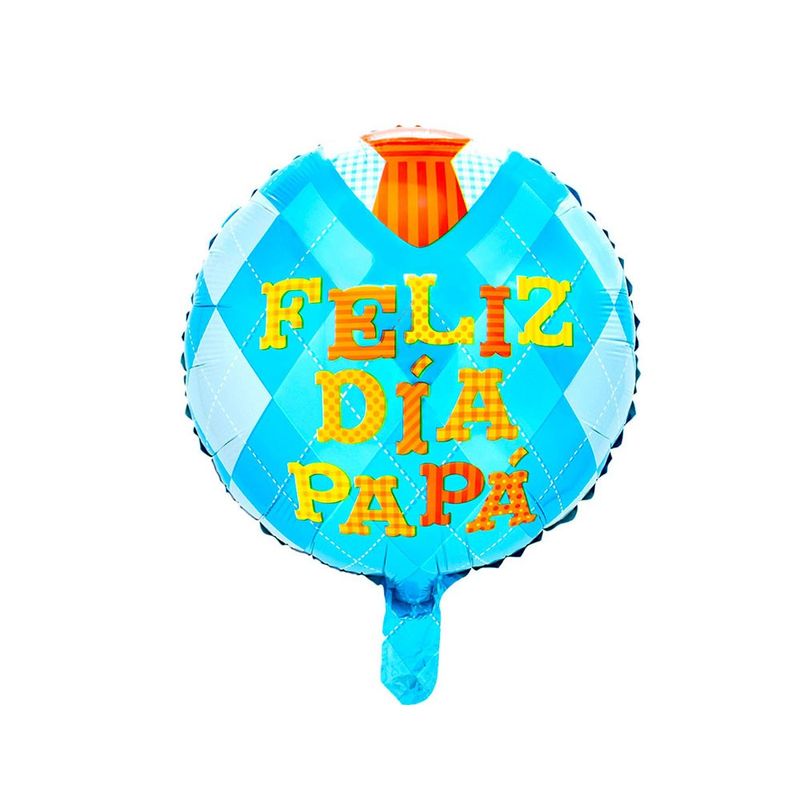 GENERICO - GLOBO METALICO 18 PAPA CORBATA X1 UNI