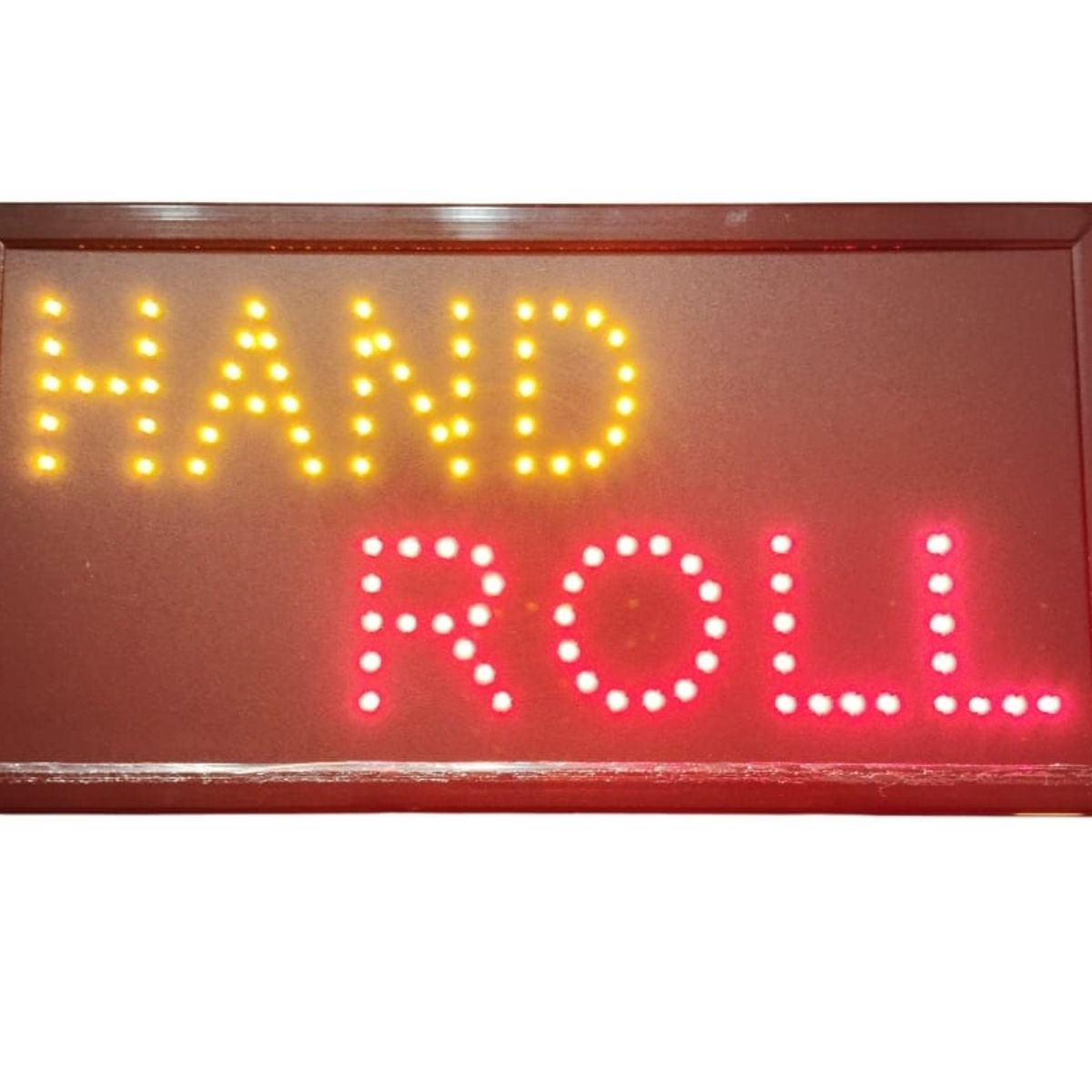 GENERICO - Letrero LED Luminoso HAND ROLL