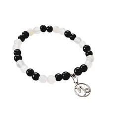 GENERICO - Pulsera con piedras acorde al signo de Capricornio