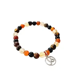 GENERICO - Pulsera con piedras acorde al signo de Leo