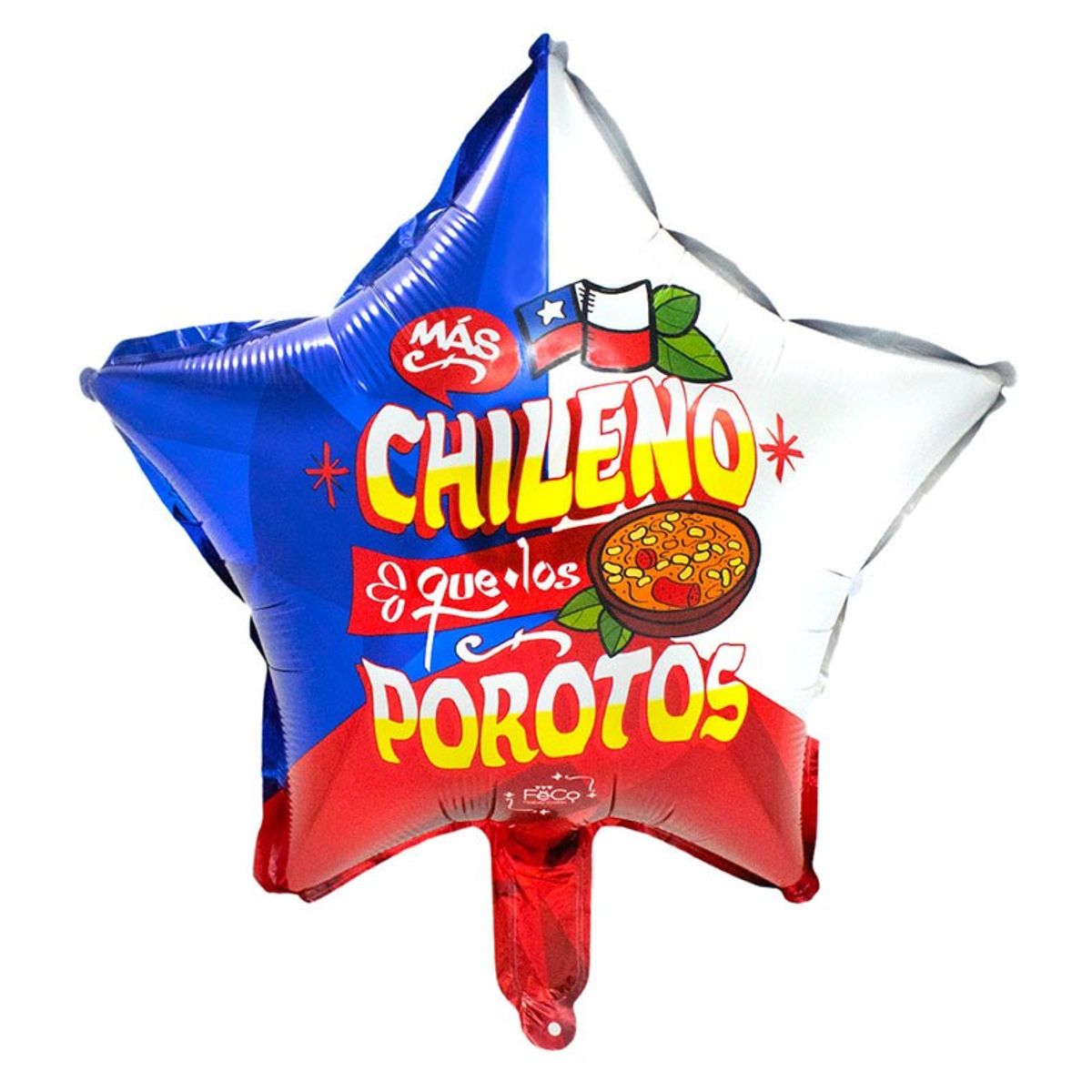 GENERICO - GLOBO METALICO 18 ESTRELLA GUACHACA POROTOS X50 UNI