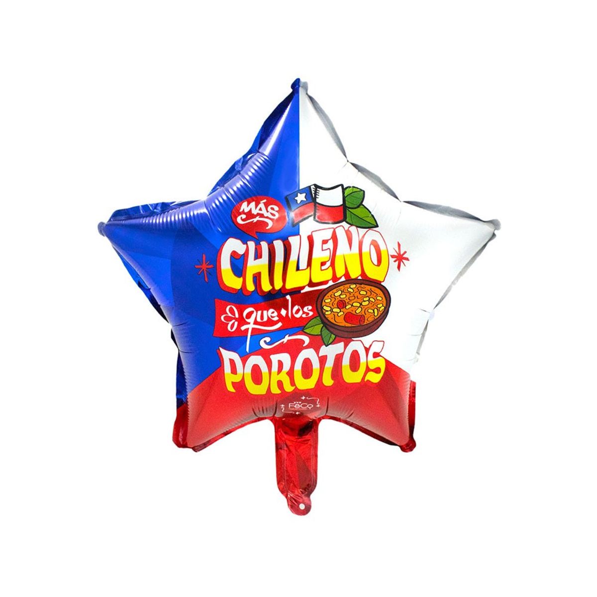 GENERICO - GLOBO METALICO 18 ESTRELLA GUACHACA POROTOS X50 UNI