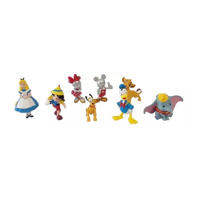 GENERICO - Juguete Set 8 Figuras Disney Clasicas 100 Años Infantil