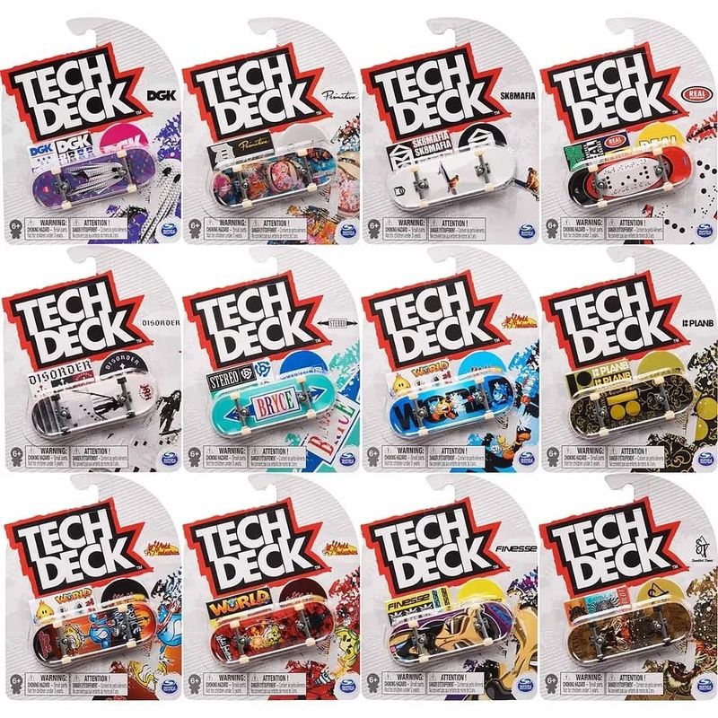 GENERICO - Tech Deck Fingerboard Single UNIDAD AL AZAR