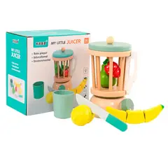 GENERICO - Licuadora Batidora De Madera Con Frutas Infantil