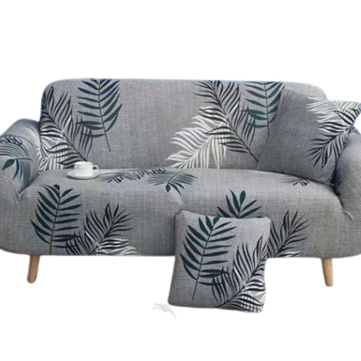 GENERICO - Funda cubre Sillon de 3 CUERPOS en tela LISA elasticada con DISEÑO