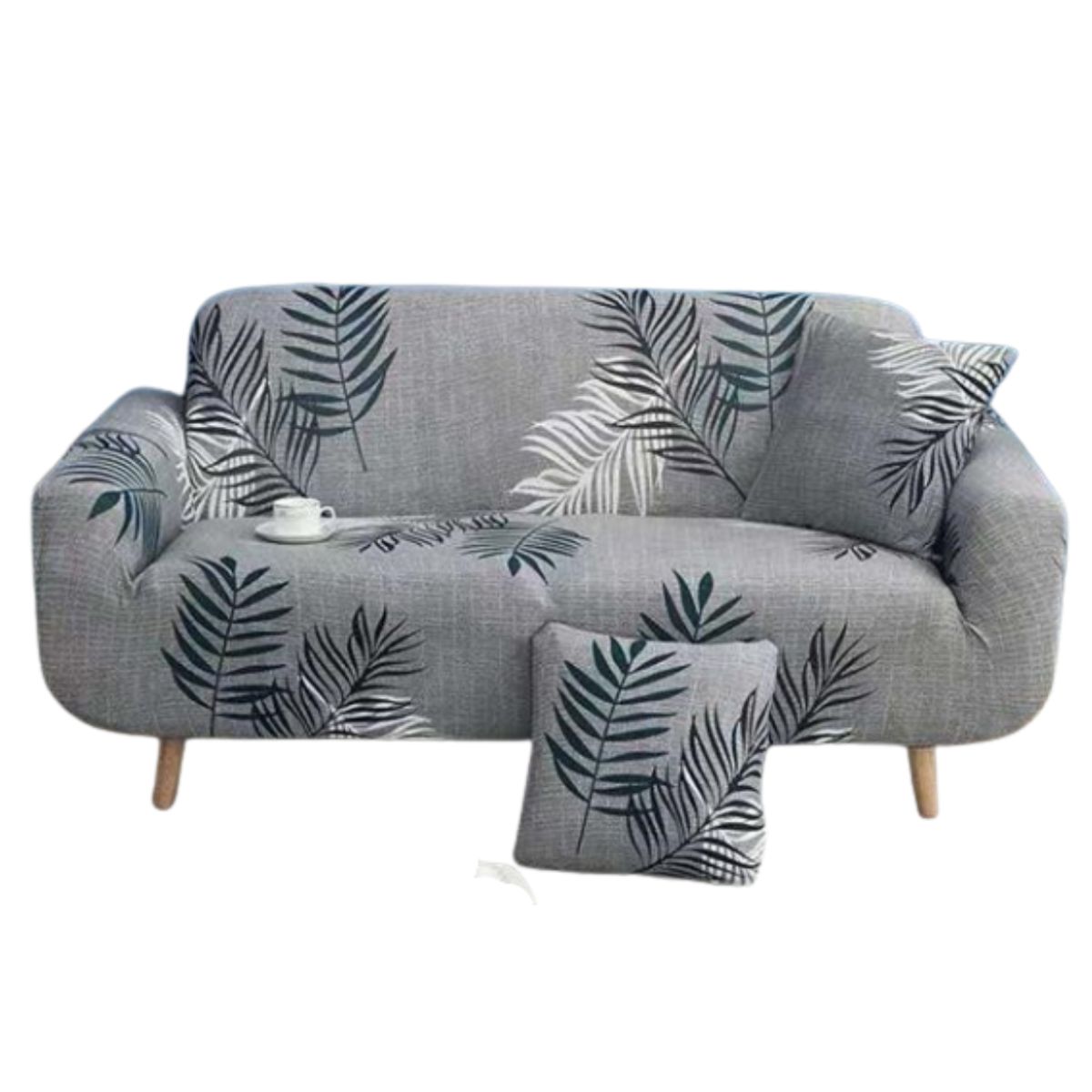 GENERICO - Funda cubre Sillon de 3 CUERPOS en tela LISA elasticada con DISEÑO