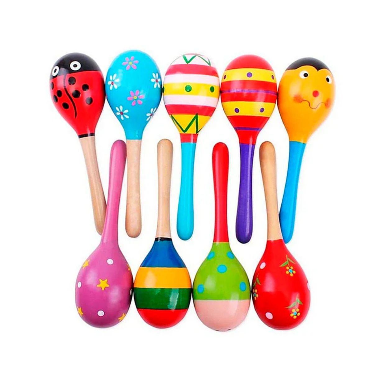 GENERICO - Par de Sonajeros Maracas